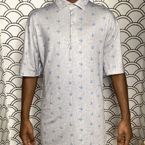 Johnni-O Performance Jersey Polo - Drink up JO Print